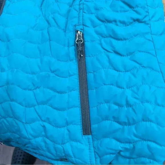 Free Country quilted reversible sleeveless vest puffer size L Green Gorpcore - Picture 8 of 13